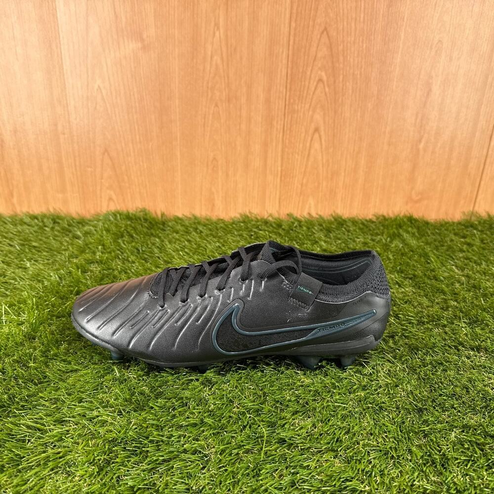 Nike Tiempo Legend 10 Elite FG Black Soccer Cleats DV4328-002 Men’s Size 8 - Picture 6 of 8